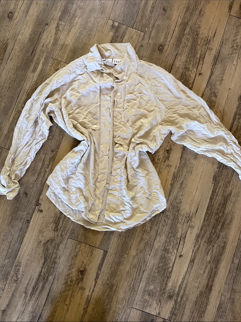 Vintage Rafaella 100% Silk Button-Up Blouse